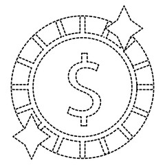 coin money isolated icon vector illustration design