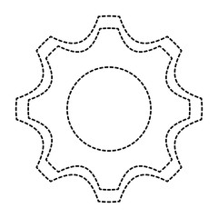 gear machine isolated icon vector illustration design