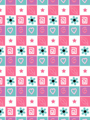 baby pink pattern