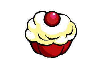 レッドベルベッドケーキ