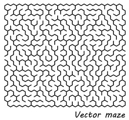 Maze vector illustration