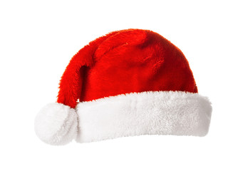 Santa Claus helper hat isolated on white background