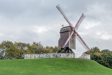 Obraz premium Windmill in Bruges (Belgium)