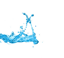 water Splash On white  Background