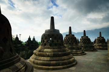 Borobudur Temple (Candi Borobudur), Yogyakarta, Java, Indonesia.