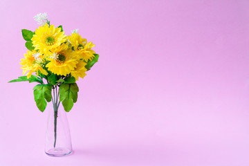 decorate flower in a vase