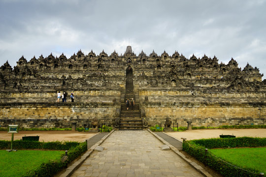 Borobudur Temple (Candi Borobudur), Yogyakarta, Java, Indonesia.