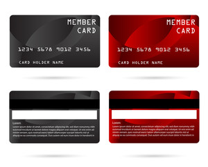 member card, business VIP card, design for privilege member,vector