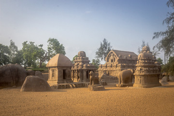 Seven pagodas of Mahabalipuram