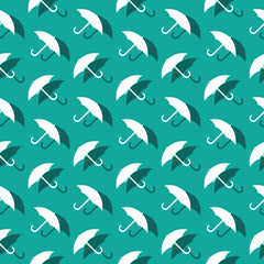 Umbrella Protection Seamless Pattern