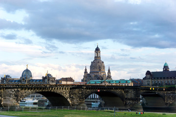 antique building view in Dresden, Germany