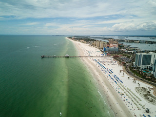 Aerial View of Clearwater Beach, Florida