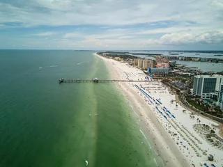 Papier Peint photo autocollant Clearwater Beach, Floride Aerial View of Clearwater Beach, Florida