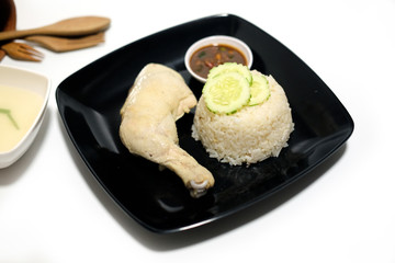 Hainanese chicken rice