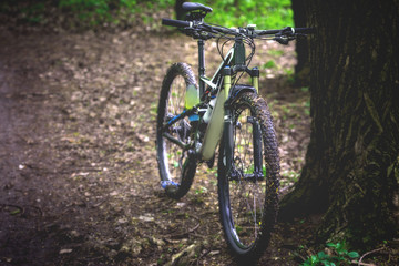 Fototapeta na wymiar mountain bike dirty