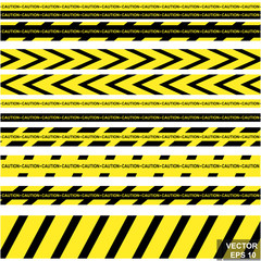 The crime scene tape. Ban. No entry. The mark. For your design.