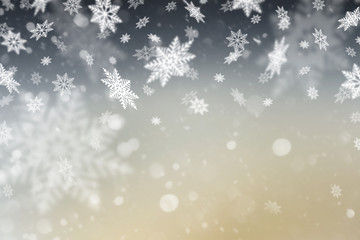 Christmas abstract background with snowflakes 