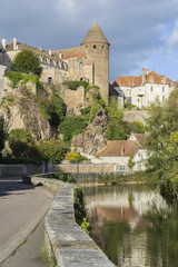 Fototapeta na wymiar Semur-en-Auxois Bourgogne France