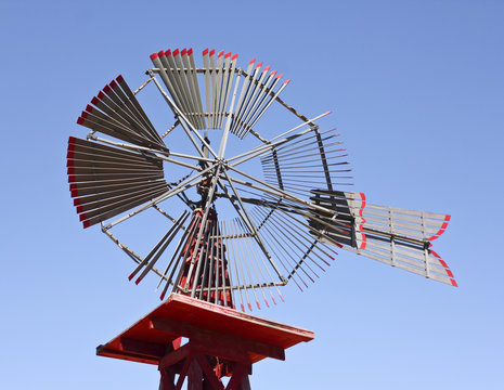 A Vintage American Windmill, or Wind Engine