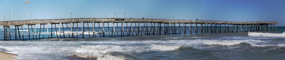 Obraz premium Outer Banks, North Carolina Fishing Piers