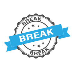 Break stamp illustration