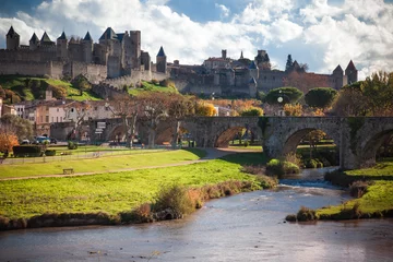 Photo sur Plexiglas Travaux détablissement Fortified city of Carcassonne