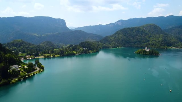 Slovenia Beautiful Nature - resort Lake Bled.