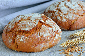 loaf of rye bread