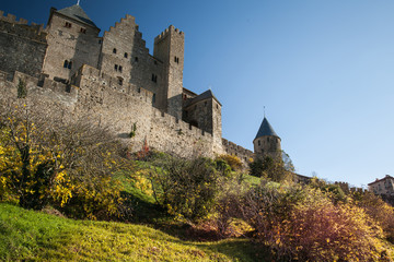 Fototapeta premium Fortified city of Carcassonne