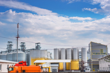 Obraz premium Industrial view factory