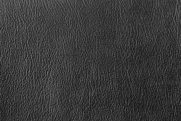 Close up detail black leather and texture background