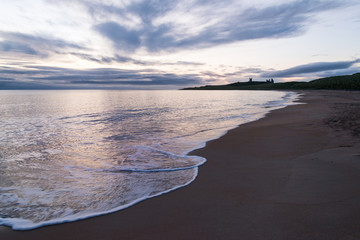 Dunstanburgh castle, Embleton Bay
