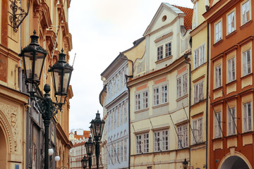 Old Town ancient architecture in Prague, Czech Republic