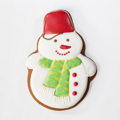 Christmas composition with Gingerbread