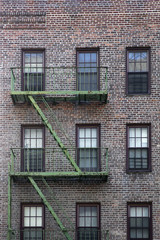 Old apartment building Manhattan, New York City