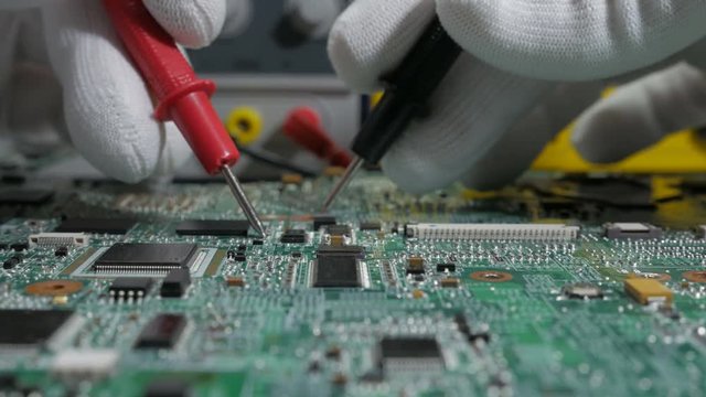 Laptop motherboard repair