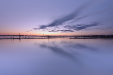 morning glow reflection