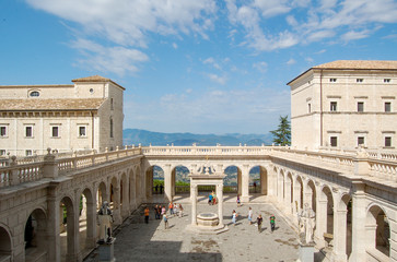 Fototapeta na wymiar Abbey of Monte Cassino, Italy