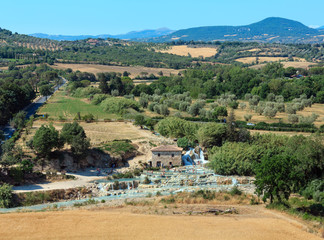 Obraz premium Natural spa Saturnia thermal baths, Italy
