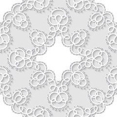 Elegant seamless lace pattern. Openwork background. Vector Illustration