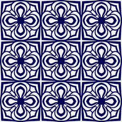 Colored ornamental seamless pattern. Template for design. Vector