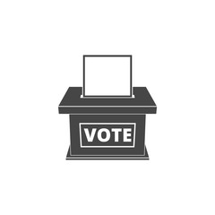 Voting concept, Vote concept icon, Flat style illustration of election day