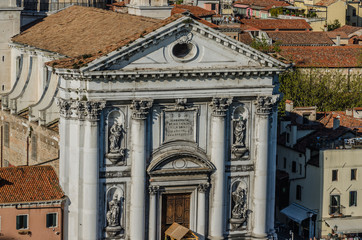 Fototapeta premium historisches gebaeude in der stadt venedig