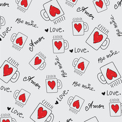 hearts pattern.