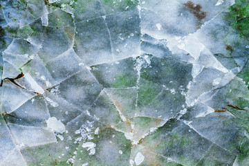 Cracked ice texture.
