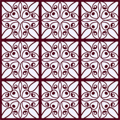 Colored ornamental seamless pattern. Template for design. Vector