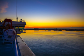 En el puerto de Palma de Mallorca