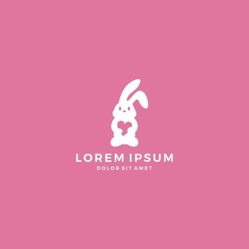 rabbit hare love logo
