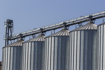 silos in a warehouse © Gina Sanders