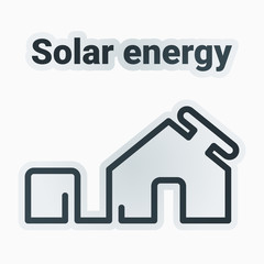 Solar energy icon